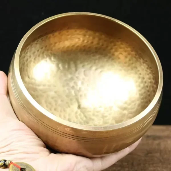 Cuenco Tibetano de Sonido en Latón – Hecho a Mano en Nepal - Imagen 5