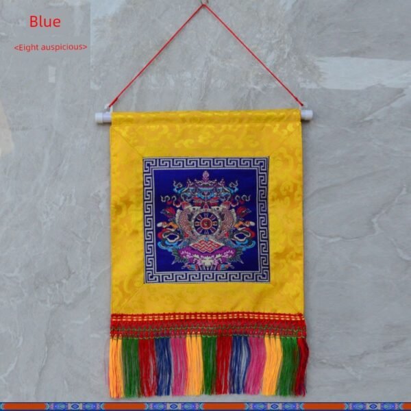 Cuadro Decorativo Tibetano – Los Ocho Símbolos Auspiciosos - Imagen 9