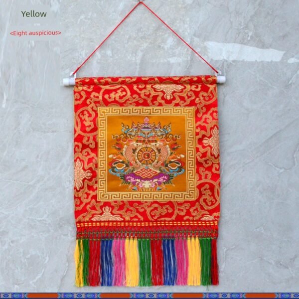 Cuadro Decorativo Tibetano – Los Ocho Símbolos Auspiciosos - Imagen 8