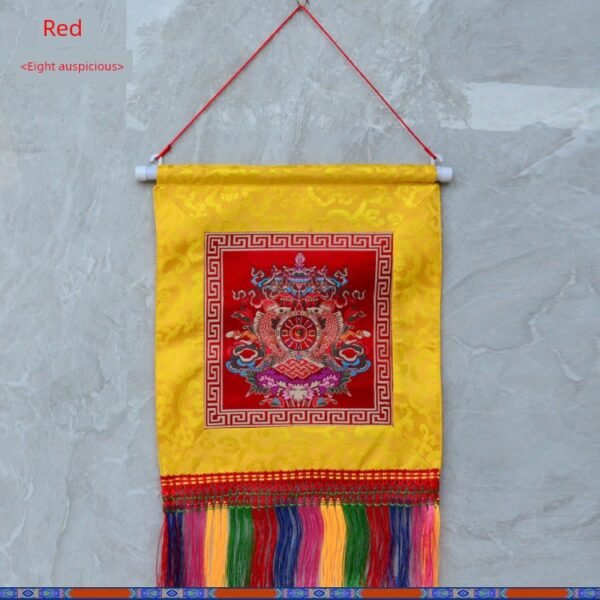 Cuadro Decorativo Tibetano – Los Ocho Símbolos Auspiciosos - Imagen 7